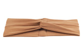 Neutral turban headband for women from By Bella Boutique.
